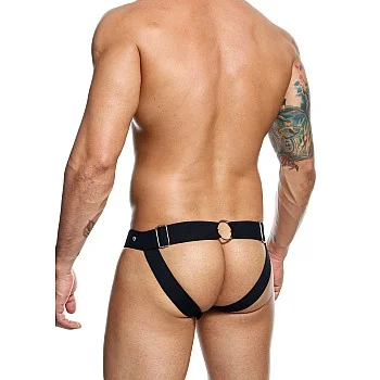 DNGEON Peekaboo Jockstrap - Zwart
