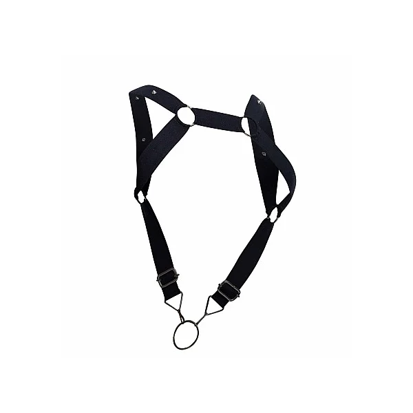 DNGEON Straigh Back Harness - Zwart van het merk DNGEON - Bondage Harnas - online kopen bij Masculum.nl. De discrete online seks-toys en erotisch heren ondergoed winkel voor gay & hetero mannen.