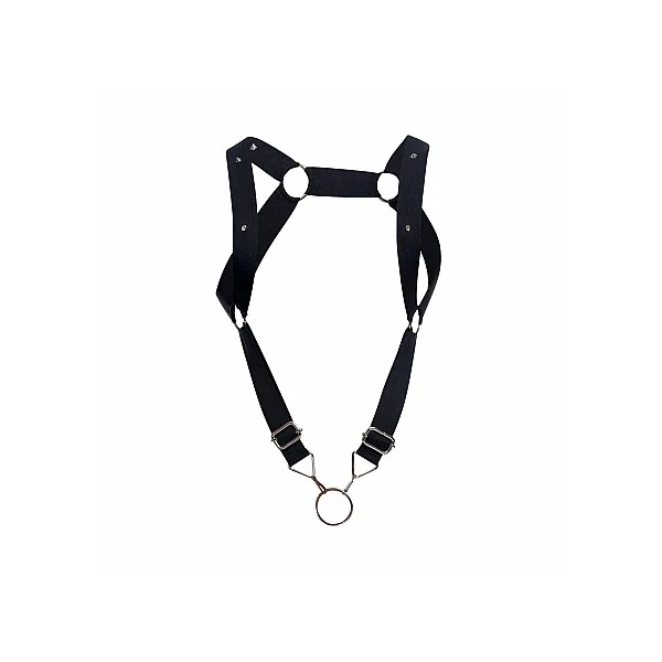 DNGEON Straigh Back Harness - Zwart van het merk DNGEON - Bondage Harnas - online kopen bij Masculum.nl. De discrete online seks-toys en erotisch heren ondergoed winkel voor gay & hetero mannen.
