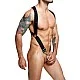 DNGEON Crossback Harnas - Zwart van het merk DNGEON - Harnassen - online kopen bij Masculum.nl. De discrete online seks-toys en erotisch heren ondergoed winkel voor gay & hetero mannen.