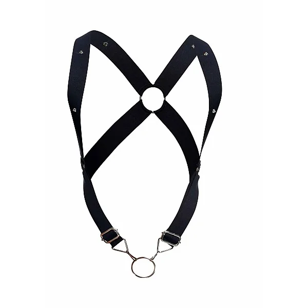 DNGEON Crossback Harnas - Zwart van het merk DNGEON - Harnassen - online kopen bij Masculum.nl. De discrete online seks-toys en erotisch heren ondergoed winkel voor gay & hetero mannen.