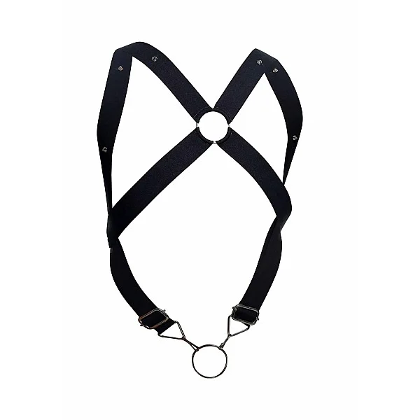 DNGEON Crossback Harnas - Zwart van het merk DNGEON - Harnassen - online kopen bij Masculum.nl. De discrete online seks-toys en erotisch heren ondergoed winkel voor gay & hetero mannen.