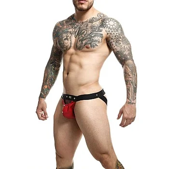 DNGEON Peekaboo Jockstrap - Rood