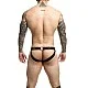 DNGEON Peekaboo Jockstrap - Rood van het merk DNGEON - Jockstraps - online kopen bij Masculum.nl. De discrete online seks-toys en erotisch heren ondergoed winkel voor gay & hetero mannen.