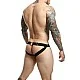 DNGEON Peekaboo Jockstrap - Rood van het merk DNGEON - Jockstraps - online kopen bij Masculum.nl. De discrete online seks-toys en erotisch heren ondergoed winkel voor gay & hetero mannen.