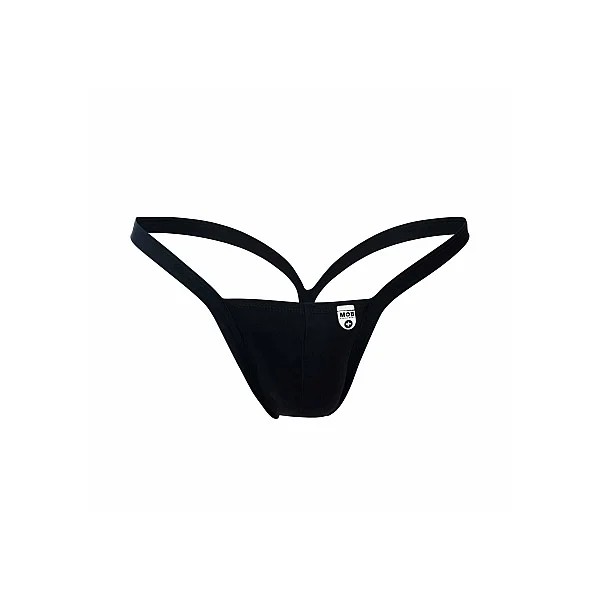 MOB Y Buns Thong - Zwart van het merk MOB Eroticwear - Heren Lingerie - online kopen bij Masculum.nl. De discrete online seks-toys en erotisch heren ondergoed winkel voor gay & hetero mannen.