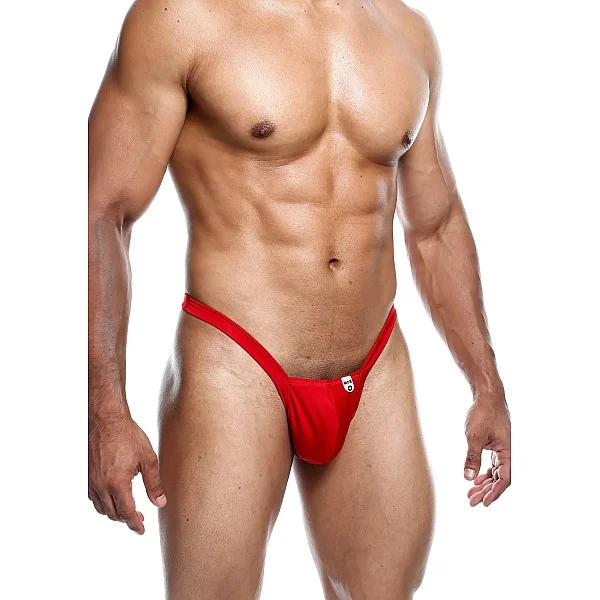 MOB Y Buns Thong - Rood van het merk MOB Eroticwear - Heren Lingerie - online kopen bij Masculum.nl. De discrete online seks-toys en erotisch heren ondergoed winkel voor gay & hetero mannen.