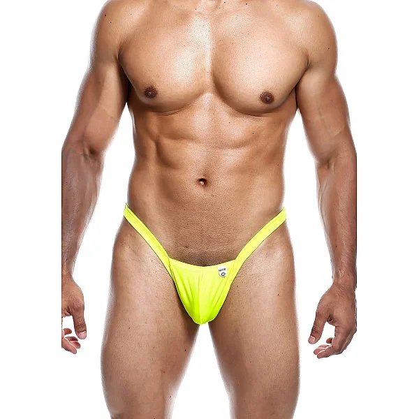 MOB Y Buns Thong - Geel van het merk MOB Eroticwear - Heren Lingerie - online bestellen bij Masculum.nl. De discrete online seks-toys en erotisch heren ondergoed winkel voor gay & hetero mannen.