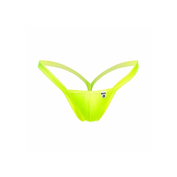 MOB Y Buns Thong - Geel van het merk MOB Eroticwear - Heren Lingerie - online bestellen bij Masculum.nl. De discrete online seks-toys en erotisch heren ondergoed winkel voor gay & hetero mannen.
