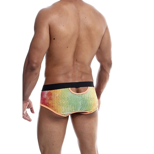 MOB Aero Brief - Oranje van het merk MOB Eroticwear - Heren Lingerie - online kopen bij Masculum.nl. De discrete online seks-toys en erotisch heren ondergoed winkel voor gay & hetero mannen.