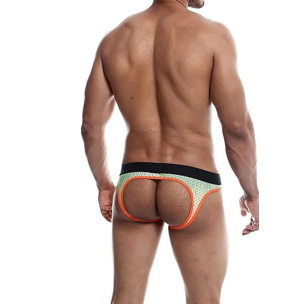 MOB Aero Jock - Oranje van het merk MOB Eroticwear - Heren Lingerie - online kopen bij Masculum.nl. De discrete online seks-toys en erotisch heren ondergoed winkel voor gay & hetero mannen.