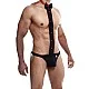 MOB Tuxedo Lace Thong - Zwart van het merk MOB Eroticwear - Heren Lingerie - online kopen bij Masculum.nl. De discrete online seks-toys en erotisch heren ondergoed winkel voor gay & hetero mannen.