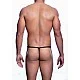 Tear Drop Thong - Zwart van het merk MOB Eroticwear - Heren Lingerie - online bestellen bij Masculum.nl. De discrete online seks-toys en erotisch heren ondergoed winkel voor gay & hetero mannen.
