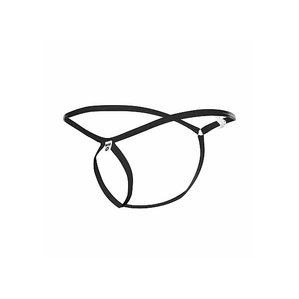 Tear Drop Thong - Zwart van het merk MOB Eroticwear - Heren Lingerie - online bestellen bij Masculum.nl. De discrete online seks-toys en erotisch heren ondergoed winkel voor gay & hetero mannen.