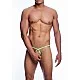 Tear Drop Thong - Groen van het merk MOB Eroticwear - Heren Lingerie - online kopen bij Masculum.nl. De discrete online seks-toys en erotisch heren ondergoed winkel voor gay & hetero mannen.