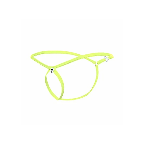 Tear Drop Thong - Groen van het merk MOB Eroticwear - Heren Lingerie - online kopen bij Masculum.nl. De discrete online seks-toys en erotisch heren ondergoed winkel voor gay & hetero mannen.