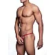 Tear Drop Thong - Rood van het merk MOB Eroticwear - Heren Lingerie - online bestellen bij Masculum.nl. De discrete online seks-toys en erotisch heren ondergoed winkel voor gay & hetero mannen.