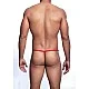 Tear Drop Thong - Rood van het merk MOB Eroticwear - Heren Lingerie - online bestellen bij Masculum.nl. De discrete online seks-toys en erotisch heren ondergoed winkel voor gay & hetero mannen.