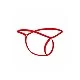 Tear Drop Thong - Rood van het merk MOB Eroticwear - Heren Lingerie - online bestellen bij Masculum.nl. De discrete online seks-toys en erotisch heren ondergoed winkel voor gay & hetero mannen.