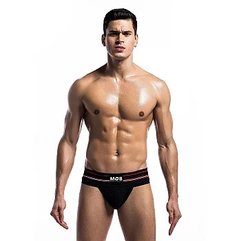 Fetish Classic Wide Jockstrap - Zwart