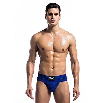 Fetish Classic Wide Jockstrap - Blauw