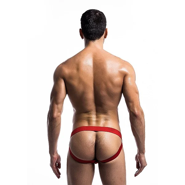 Fetish Swim Jockstrap - Rood van het merk MOB Eroticwear - Heren Lingerie - online bestellen bij Masculum.nl. De discrete online seks-toys en erotisch heren ondergoed winkel voor gay & hetero mannen.
