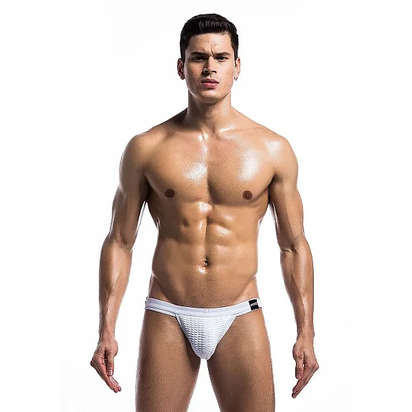 Fetish Swim Jockstrap - Wit van het merk MOB Eroticwear - Heren Lingerie - online bestellen bij Masculum.nl. De discrete online seks-toys en erotisch heren ondergoed winkel voor gay & hetero mannen.