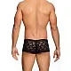 Rose Lace Boy Short - Zwart van het merk MOB Eroticwear - Heren Lingerie - online kopen bij Masculum.nl. De discrete online seks-toys en erotisch heren ondergoed winkel voor gay & hetero mannen.