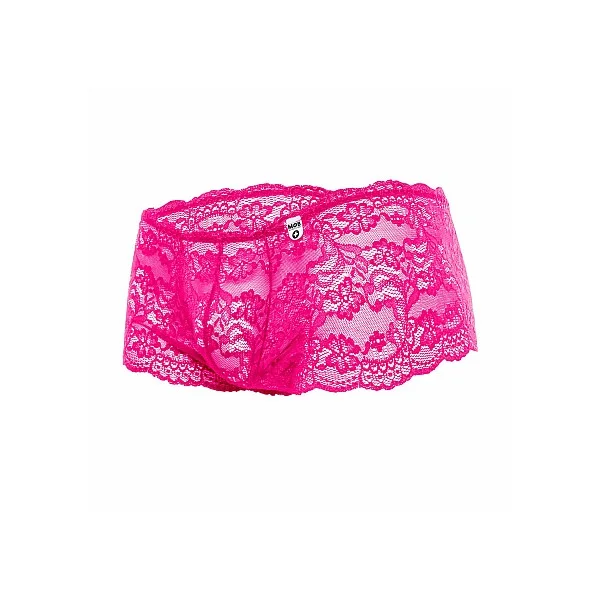 Rose Lace Boy Short - Roze van het merk MOB Eroticwear - Heren Lingerie - online bestellen bij Masculum.nl. De discrete online seks-toys en erotisch heren ondergoed winkel voor gay & hetero mannen.