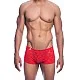 Rose Lace Boy Short - Rood van het merk MOB Eroticwear - Heren Lingerie - online bestellen bij Masculum.nl. De discrete online seks-toys en erotisch heren ondergoed winkel voor gay & hetero mannen.