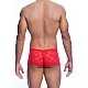 Rose Lace Boy Short - Rood van het merk MOB Eroticwear - Heren Lingerie - online bestellen bij Masculum.nl. De discrete online seks-toys en erotisch heren ondergoed winkel voor gay & hetero mannen.