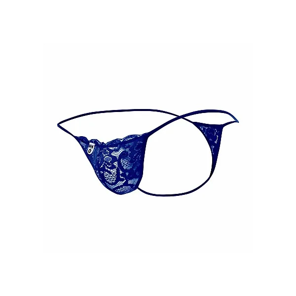 Lace Thong - Royal van het merk MOB Eroticwear - Heren Lingerie - online bestellen bij Masculum.nl. De discrete online seks-toys en erotisch heren ondergoed winkel voor gay & hetero mannen.