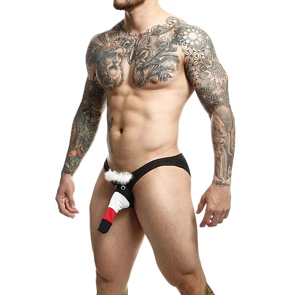 MOB Toucan Bikini - Zwart van het merk MOB Eroticwear - Heren Lingerie - online bestellen bij Masculum.nl. De discrete online seks-toys en erotisch heren ondergoed winkel voor gay & hetero mannen.
