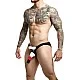 MOB Toucan Bikini - Zwart van het merk MOB Eroticwear - Heren Lingerie - online bestellen bij Masculum.nl. De discrete online seks-toys en erotisch heren ondergoed winkel voor gay & hetero mannen.