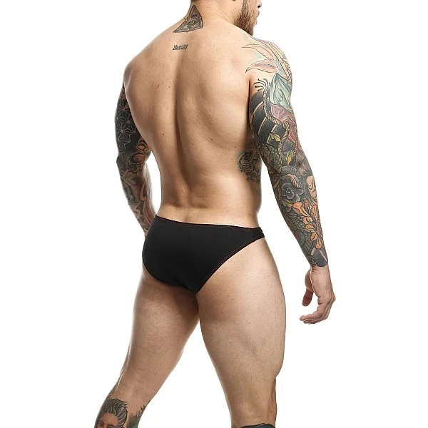 MOB Toucan Bikini - Zwart van het merk MOB Eroticwear - Heren Lingerie - online bestellen bij Masculum.nl. De discrete online seks-toys en erotisch heren ondergoed winkel voor gay & hetero mannen.