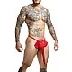MOB Elephant Thong - Rood van het merk MOB Eroticwear - Heren Lingerie - online bestellen bij Masculum.nl. De discrete online seks-toys en erotisch heren ondergoed winkel voor gay & hetero mannen.