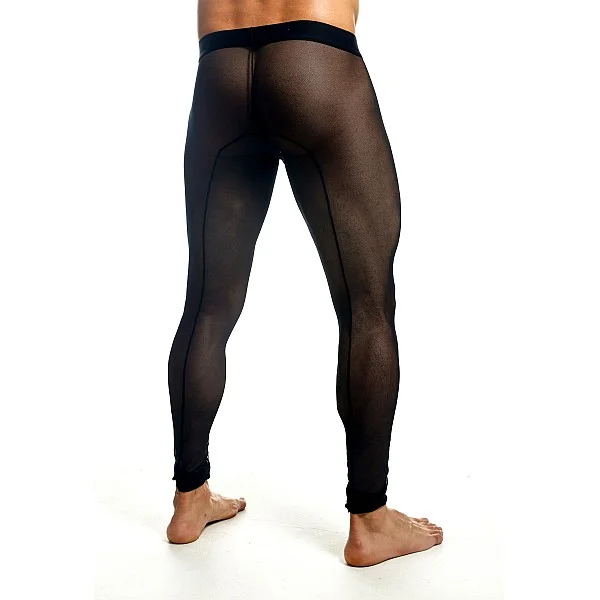 MOB Sheer Mesh Tights - Zwart van het merk MOB Eroticwear - Heren Lingerie - online kopen bij Masculum.nl. De discrete online seks-toys en erotisch heren ondergoed winkel voor gay & hetero mannen.