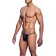 MOB Microfiber V-String - Zwart van het merk MOB Eroticwear - Heren Lingerie - online bestellen bij Masculum.nl. De discrete online seks-toys en erotisch heren ondergoed winkel voor gay & hetero mannen.