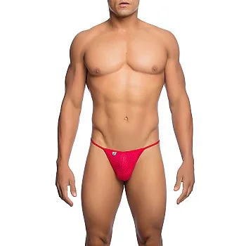 MOB Microfiber V-String - Rood