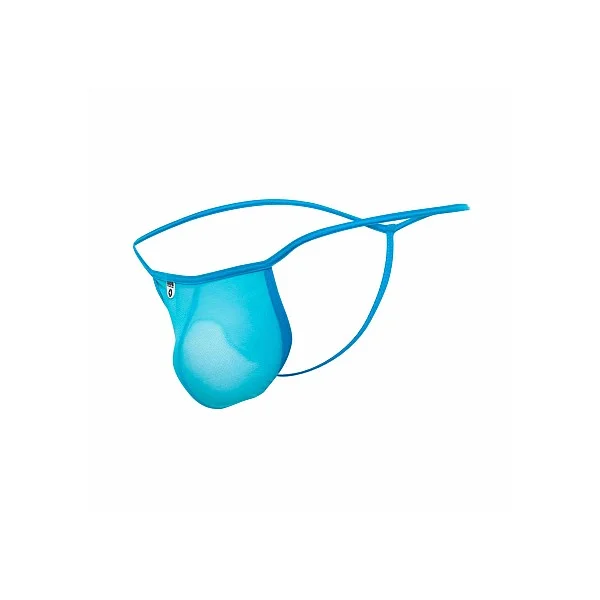 MOB Sheer T-Back Thong - Aqua van het merk MOB Eroticwear - Heren Lingerie - online kopen bij Masculum.nl. De discrete online seks-toys en erotisch heren ondergoed winkel voor gay & hetero mannen.