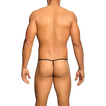 MOB Sheer T-Back Thong - Zwart