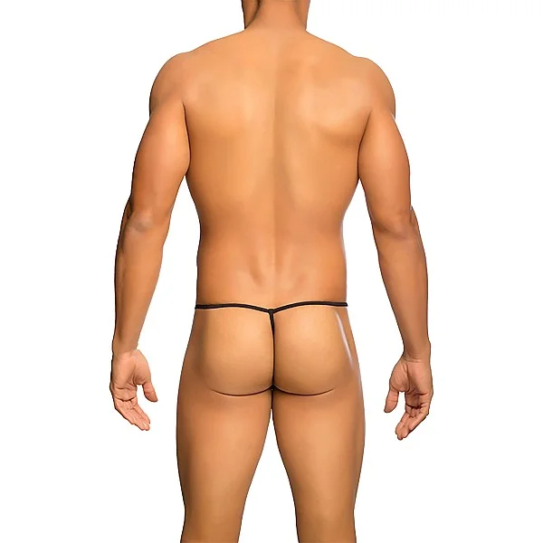 MOB Sheer T-Back Thong - Zwart van het merk MOB Eroticwear - Heren Lingerie - online kopen bij Masculum.nl. De discrete online seks-toys en erotisch heren ondergoed winkel voor gay & hetero mannen.
