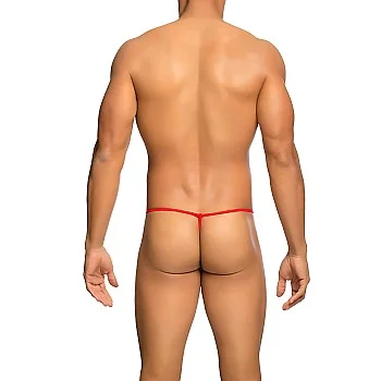 MOB Sheer T-Back Thong - Rood