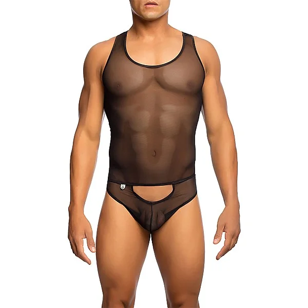 Mob Men's Sexy All Over Sheer Body - Zwart van het merk MOB Eroticwear - Herenbody's - online kopen bij Masculum.nl. De discrete online seks-toys en erotisch heren ondergoed winkel voor gay & hetero mannen.