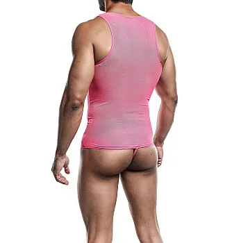 Mob Men's Sexy All Over Sheer Body - Roze