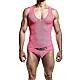 Mob Men's Sexy All Over Sheer Body - Roze van het merk MOB Eroticwear - Herenbody's - online kopen bij Masculum.nl. De discrete online seks-toys en erotisch heren ondergoed winkel voor gay & hetero mannen.