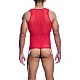 Mob Men's Sexy All Over Sheer Body - Rood van het merk MOB Eroticwear - Herenbody's - online kopen bij Masculum.nl. De discrete online seks-toys en erotisch heren ondergoed winkel voor gay & hetero mannen.