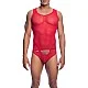Mob Men's Sexy All Over Sheer Body - Rood van het merk MOB Eroticwear - Herenbody's - online kopen bij Masculum.nl. De discrete online seks-toys en erotisch heren ondergoed winkel voor gay & hetero mannen.