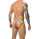 MOB Stripe Classic Jock - Oranje van het merk MOB Eroticwear - Heren Lingerie - online kopen bij Masculum.nl. De discrete online seks-toys en erotisch heren ondergoed winkel voor gay & hetero mannen.
