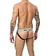 MOB Stripe Classic Jock - Wit van het merk MOB Eroticwear - Heren Lingerie - online kopen bij Masculum.nl. De discrete online seks-toys en erotisch heren ondergoed winkel voor gay & hetero mannen.